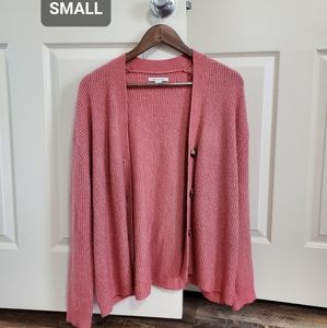 Pink American Eagle cardigan with buttons. Size small.